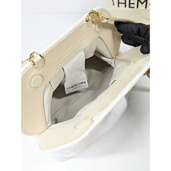 THEMOIRe Tia Pinatex Fabric Clutch Bag Detachable Strap (MSRP $475) - Picture 3 of 8